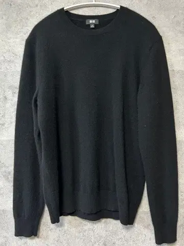 UNIQLO 블랙 캐시미어 스웨터 M