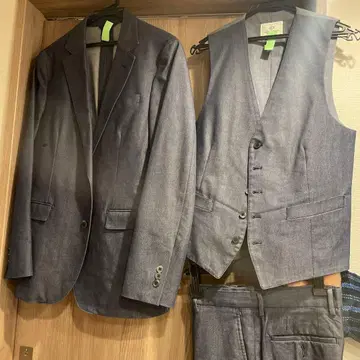 BEAMS HEART 데님풍 정장 세트 48