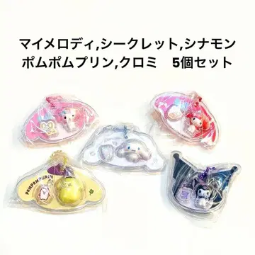산리오 패키지 참 & 초코볼 마이멜로디 시나몬 쿠로미 푸딩