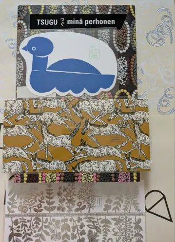 미나 페르호넨 회장 한정판 도록 타르트, 엽서 세트 츠구전