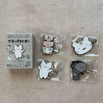 미개봉 새상품 화이트 타이거와 블랙 타이거 헤어핀