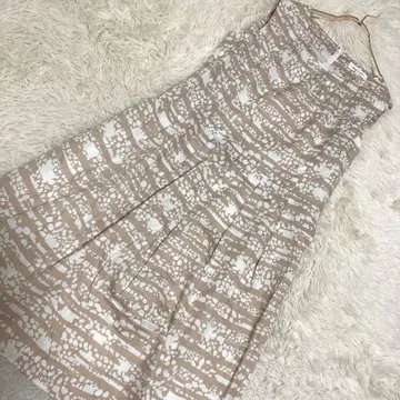 LAPINE BLANCHE 올 패턴 원피스 42 깔끔 고급 경사