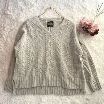 어반 리서치 도어스 해밀턴 울 아란 패턴 니트 스웨터