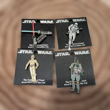 스타 워즈 핀 배지 4개 세트