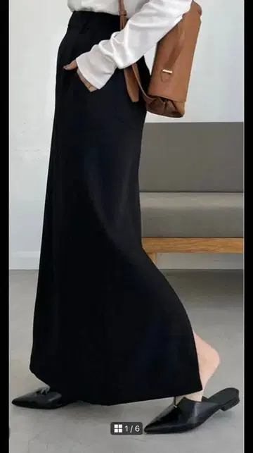 카프리슈 레마쥬 맥시 I 라인 스커트