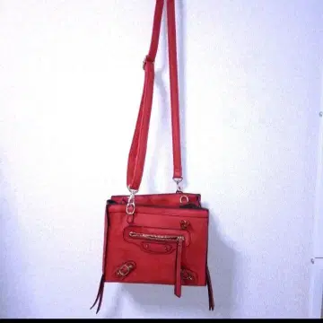 firano 필라노 지퍼 디자인 수납 숄더백 사선 가케