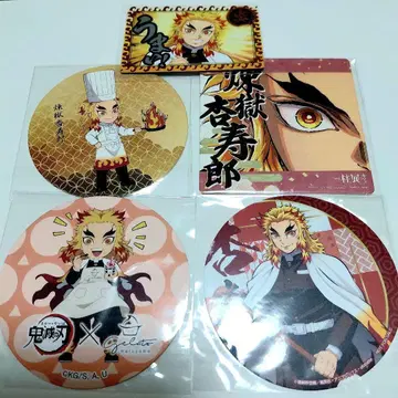 귀멸의 칼날 렌고쿠 쿄쥬로 콜라보 코스터 콜라보 카드 묶음 판매 종이류