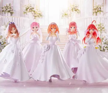 5등분의 신부 웨딩 드레스 피규어 5체 세트 + 니노 아크릴 스탠드