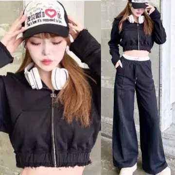 미개봉 새상품 다리치 dd 지퍼 후드 맨투맨 FREE 블랙