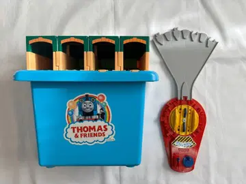 프라레일 접이식 토마스 기관차 차고 턴테이블