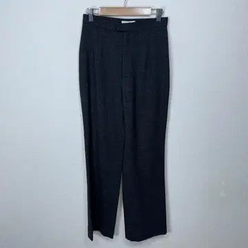 ed ENRICO DOMANI 팬츠 울 혼방 센터 프레스 네이비 계열