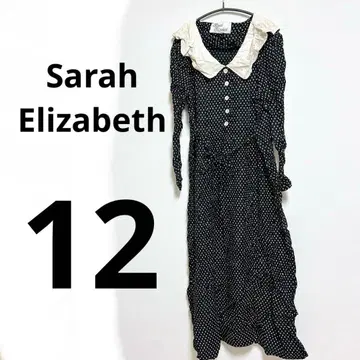 Sarah Elizabeth 도트 무늬 원피스 [ 12 ] 여성용 롱