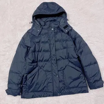워크맨 워셔블 퓨전 다운 자켓 네이비