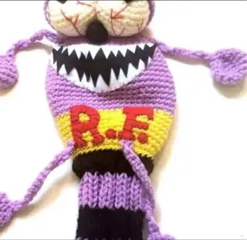 보라색 애니메이션풍 골프헤드커버 R.F.