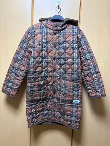 ARMEN 아르멘 체크 무늬 퀼팅 자켓 사이즈 0 리버서블