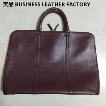 새상품급 BUSINESS LEATHER FACTORY 비즈니스 백 보르도
