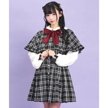 Secret Honey 케이프 부착 원피스