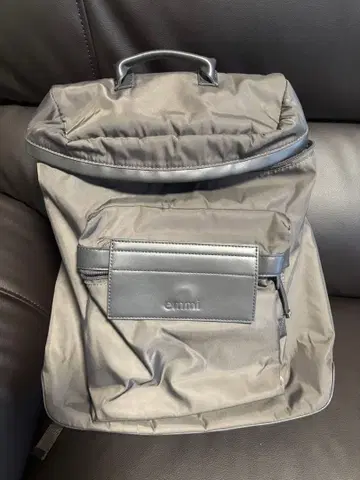 emmi 그레이 나일론 백팩