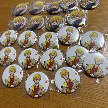 문호 스트레이독스 콜라보 카페 본점 캔뱃지 미야자와 겐지 세트