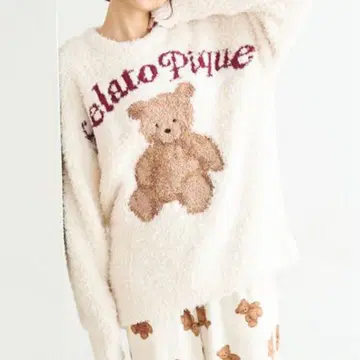 젤라또피케 HOLIDAY 스노우 베어 자카드 풀오버 젤라피케