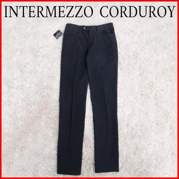 미사용품 인터메조 코듀로이 블랙 검정