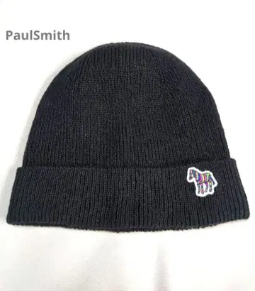 폴스미스 Sports Stripe Zebra 니트캡 블랙