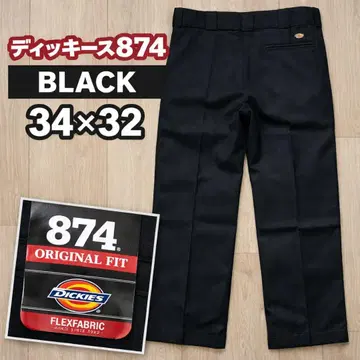 [ 미사용 새상품 ] 디키즈 874 블랙 34 x 32