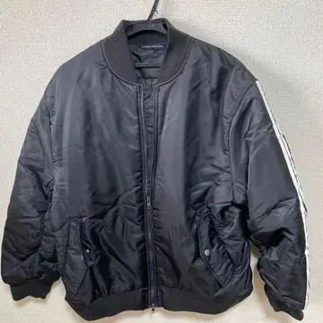 블랙 MA-1 플라이트 자켓 스트라이프