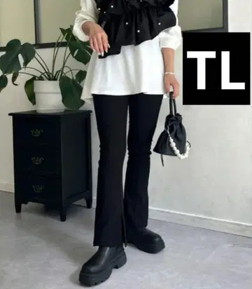 prose verse 안쪽 미세 기모 슈퍼 스트레치 슬릿 팬츠 TL