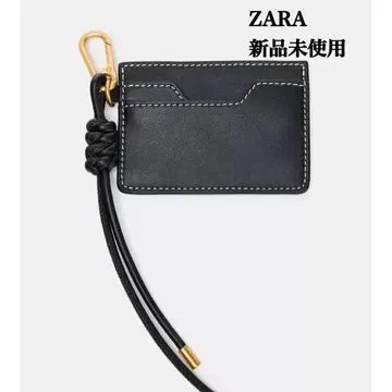 완판템 ZARA 참 카드 홀더 택 포함 새상품 블랙
