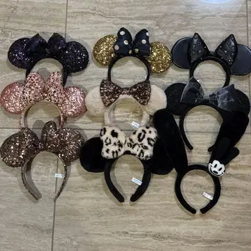 디즈니 미니 마우스 머리띠 세트