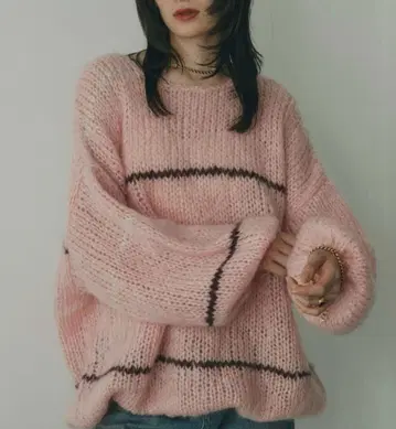 mici 모헤어 니트