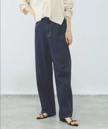 GLOBAL WORK good 데님 배기 팬츠 M