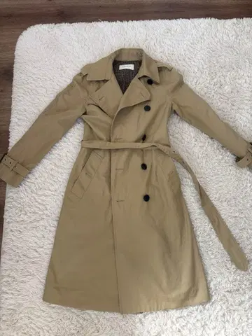 MOUSSY 베이지 트렌치코트