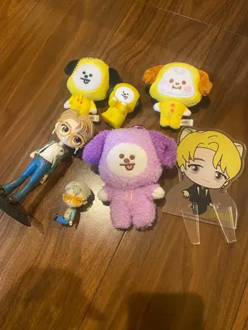 BT21 CHIMMY 아크릴 스탠드, 봉제 인형, 피규어
