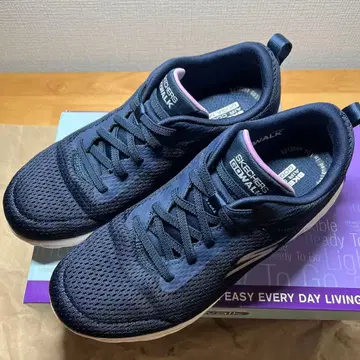 SKECHERS GO WALK 6 네이비 스니커즈 25cm