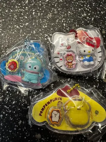 산리오 캐릭터즈 패키지 참 & 초코 보로 3세트