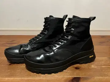 자라 VIBRAM 비브람 레더 부츠 45 zara 슈트 컴뱃 부츠