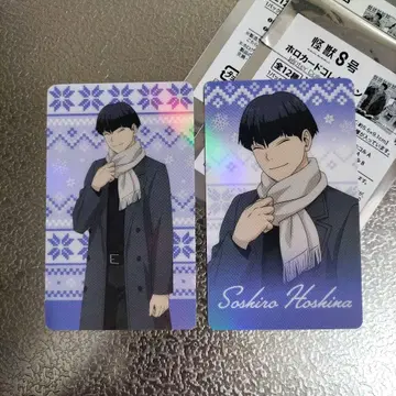 괴수8호 호시나 소우시로 Winter 컬렉션 홀로 카드 컬렉션