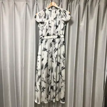 FRAY I.D 멀티 프린트 쉬폰 프릴 원피스