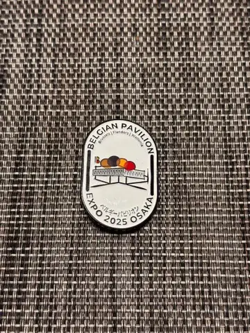 EXPO2025 오사카 만박 벨기에 파빌리온 핑 배지