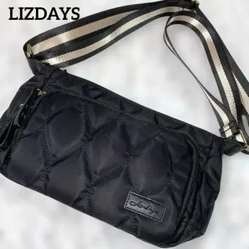 [새상품급] LIZDAYS 숄더백 지갑 블랙 퀼팅 리즈데이즈