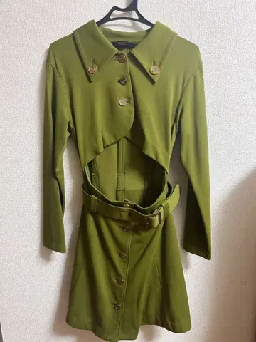 MISS ALICE 올리브 그린 원피스