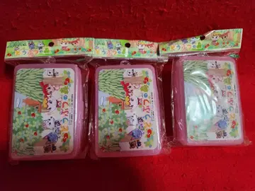 극장판 동물의 숲 잡화 케이스 3개 세트 2006년