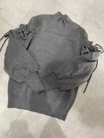 FENNEL 실 그레이 니트탑 9호