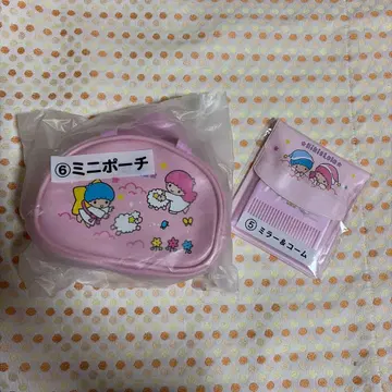 산리오 멜라민 플레이트 거울 & 빗 2종 세트