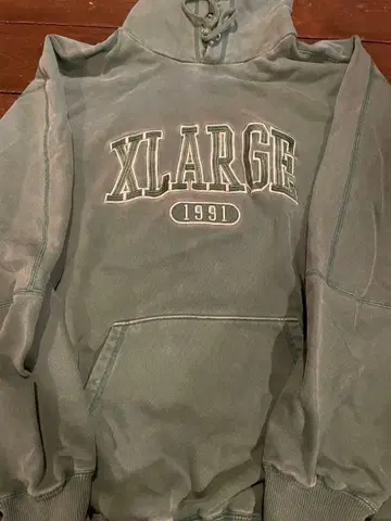 XLARGE 1991년산 그레이 후드티 M 사이즈
