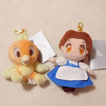 디즈니 플러시 키체인 세트