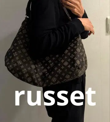 새상품급 russet 모노그램 나일론 원숄더백