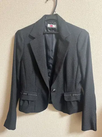 졸업식용 블랙 테일러드 자켓 핏감